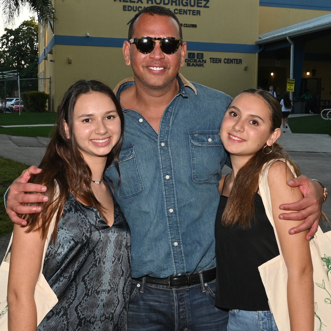 Alex Rodriguez's Family Moments With Daughters Natasha and Ella